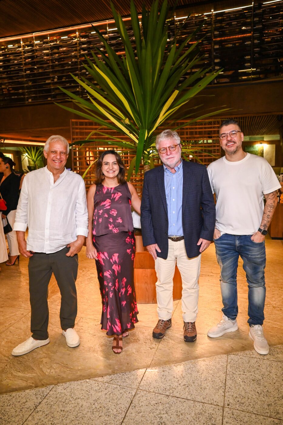Edinho Engel, Marianna Muniz, Waldermar Lott e Flávio Bandeira