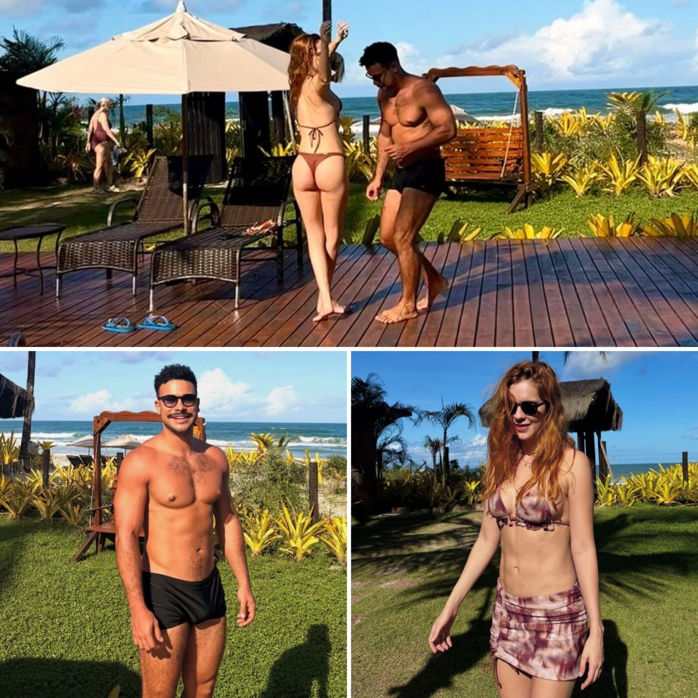 Sophia Abrahão e Sérgio Malheiros abrem álbum de fotos de férias na Bahia: ‘Nunca decepciona’