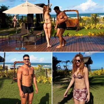 Sophia Abrahão e Sérgio Malheiros abrem álbum de fotos de férias na Bahia: ‘Nunca decepciona’