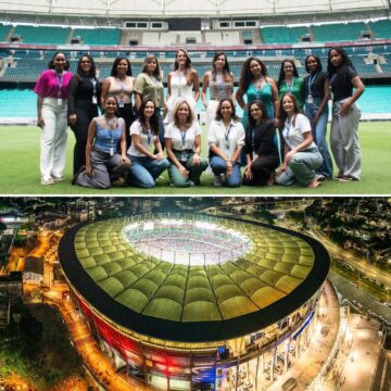 Com 43% de mulheres na chefia, Fonte Nova prepara terreno para a Copa do Mundo Feminina de 2027