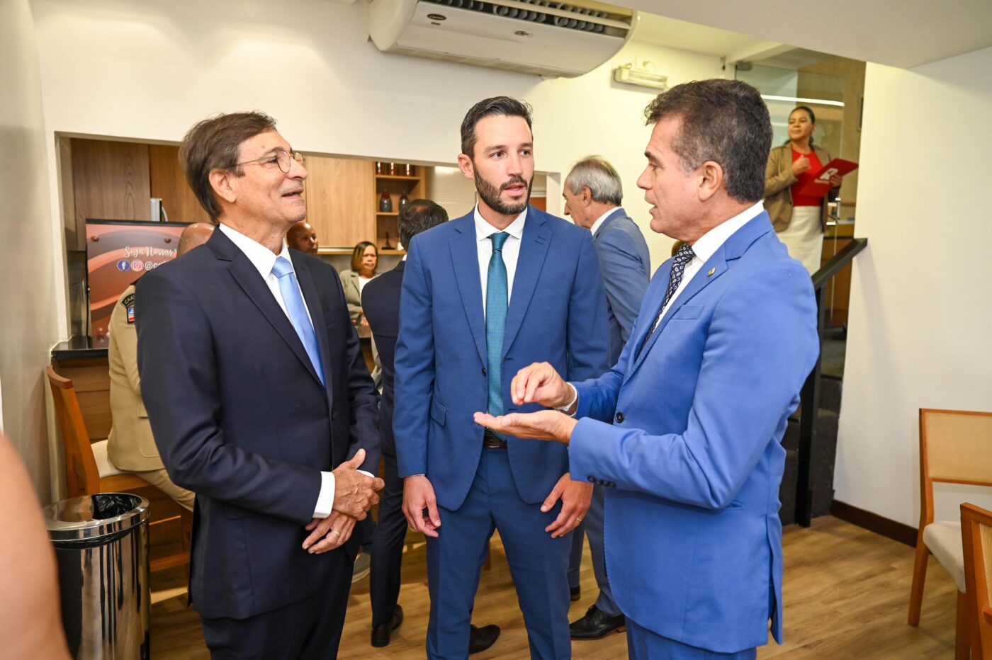 Luciano Santos de Souza, Paulo Cavalcanti Júnior e Eduardo Salles