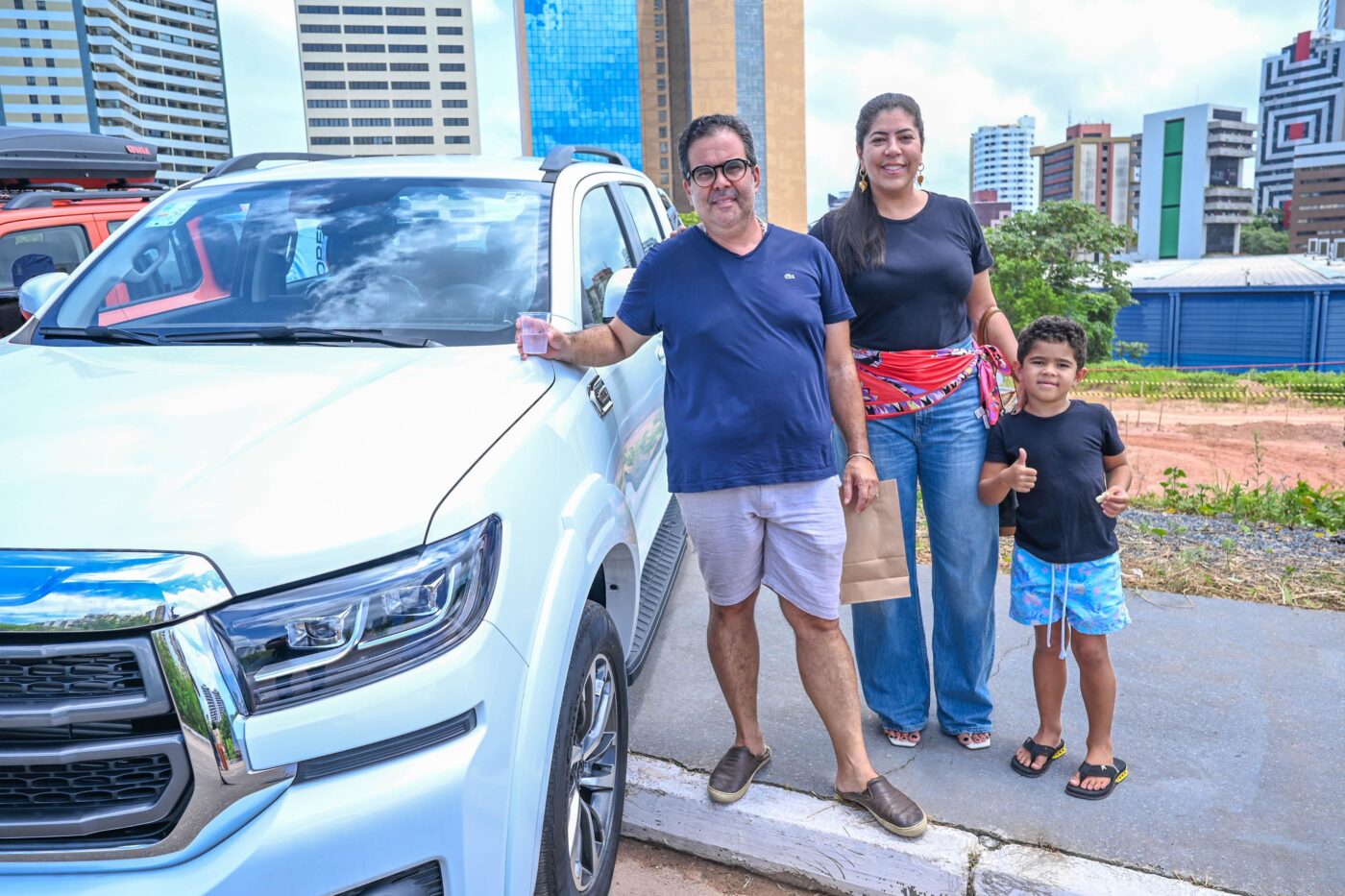 Ricardo, Juliana e Davi Botelho