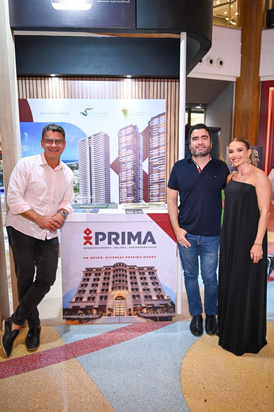 Christiano Polillo, Rafael Nicory e Thaís Marcolini