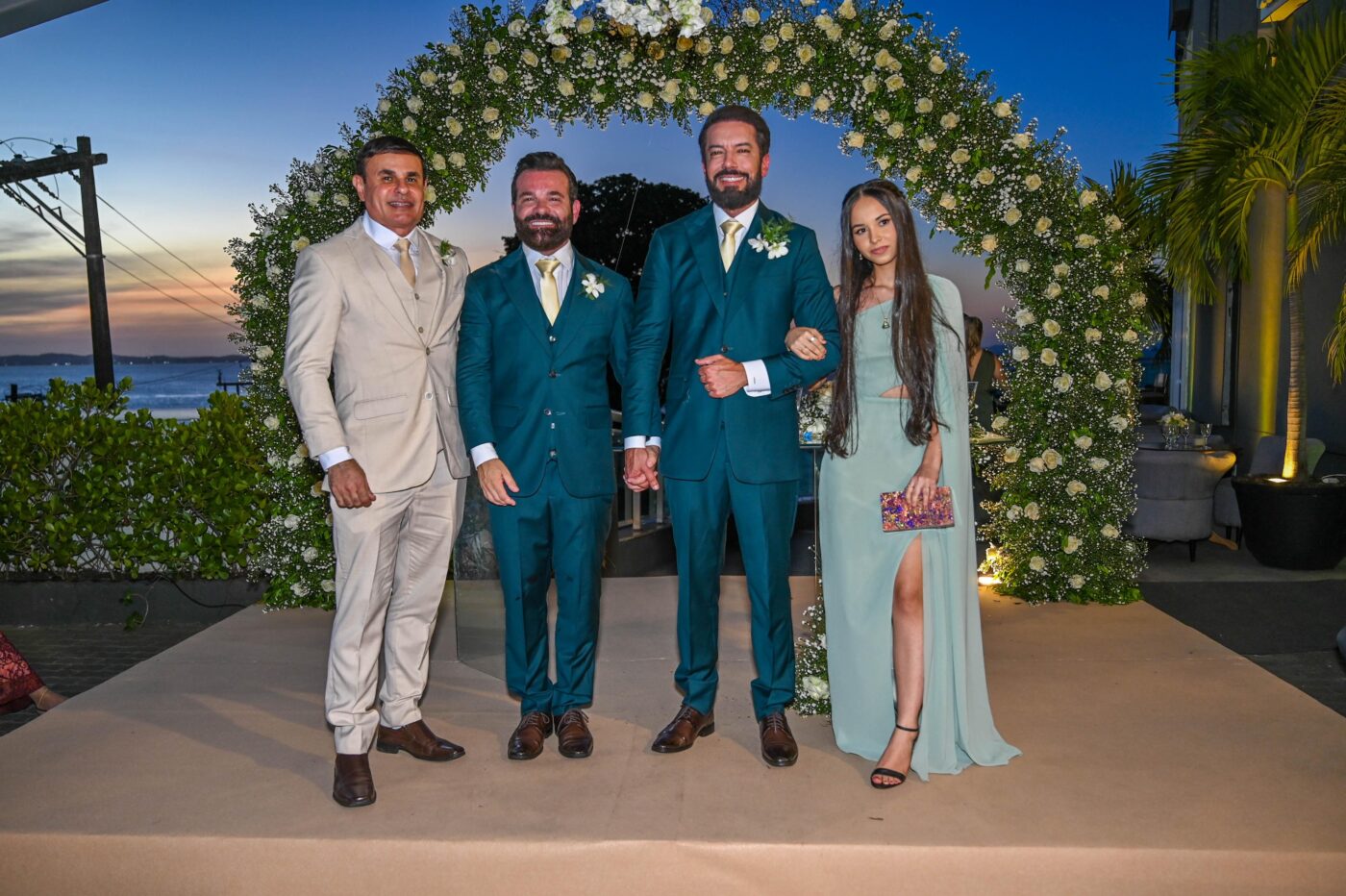 Marcos Sacramento, Renei Freitas, Éder Valadão e Maria Antônia Oliveira