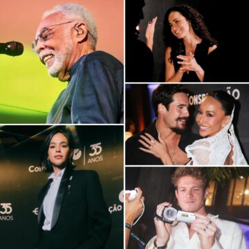 Conspiração Filmes celebra 35 anos com show surpresa de Gilberto Gil e famosos na lista de convidados; veja fotos