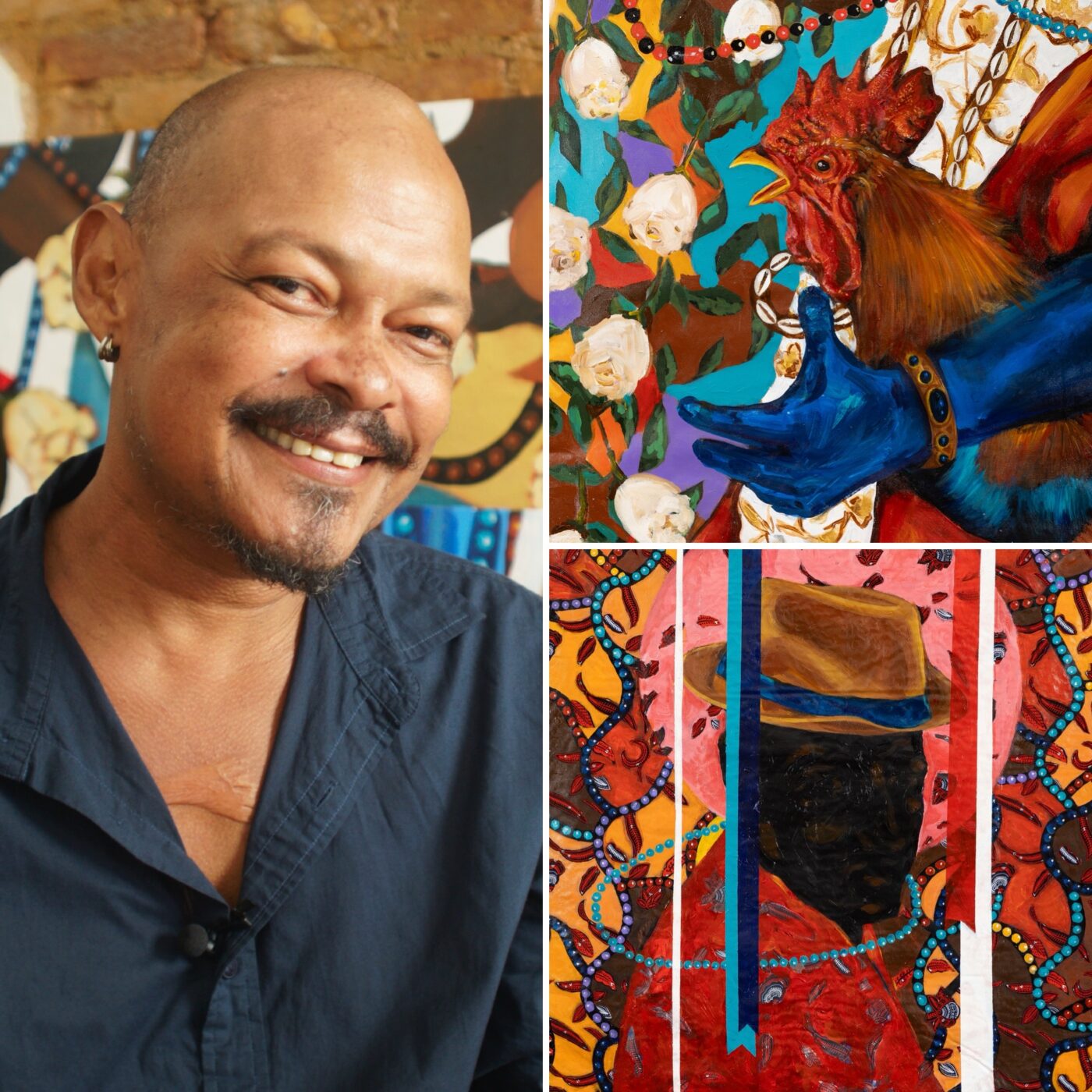 Artista baiano Roney George leva cultura do Recôncavo para nova galeria em Nova York