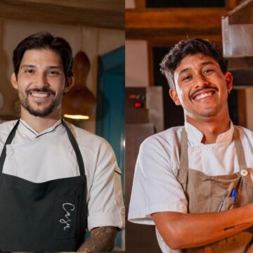 Morro de São Paulo recebe jantar a quatro mãos com chefs Lucas Fiorese e Xairon Misaki