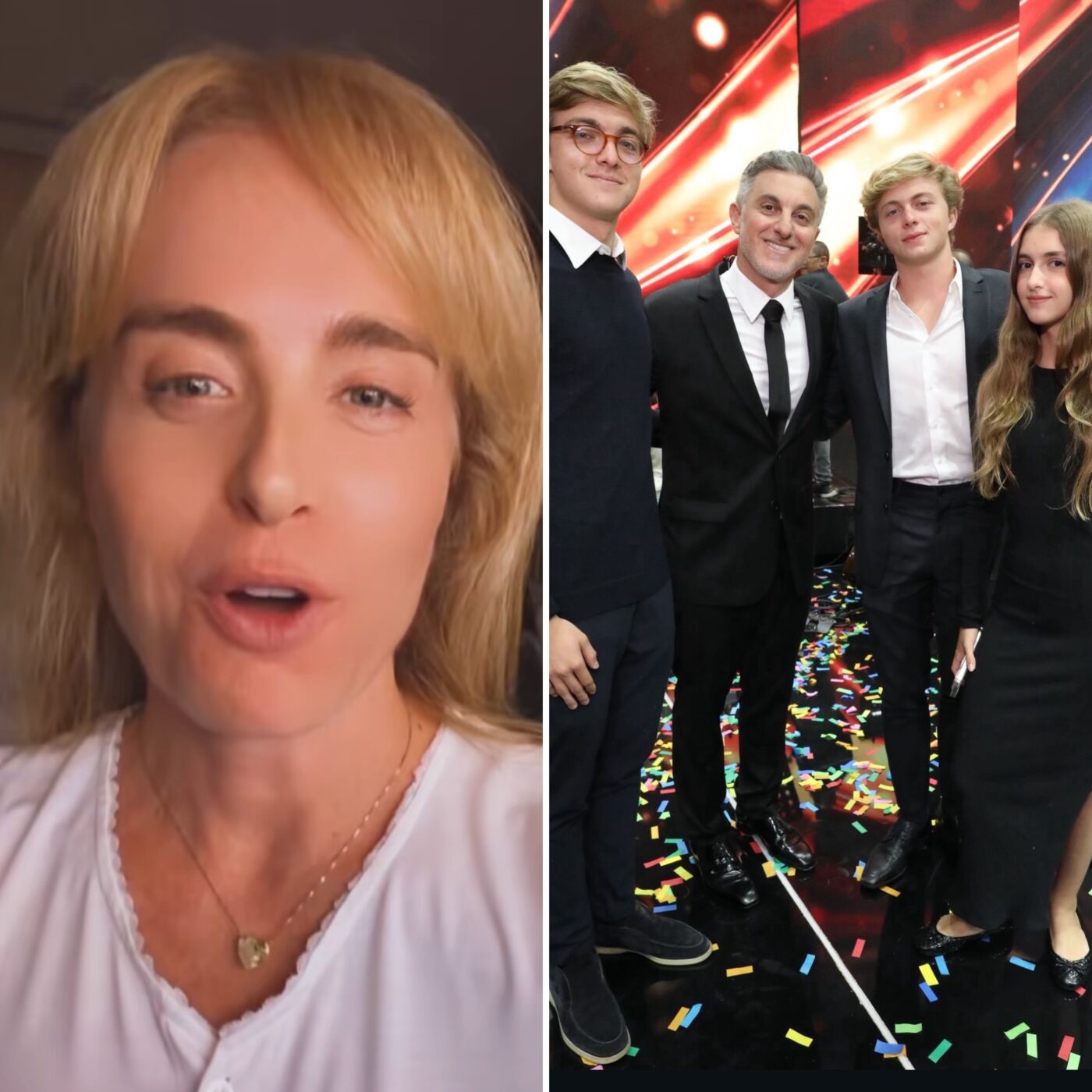 Com filhos na plateia, Angélica justifica ausência no Melhores do Ano: ‘De pijaminha’