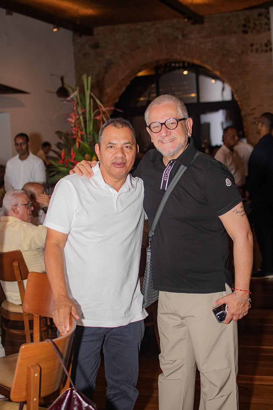 Chef Bahia Brito e Marcelo Sampaio