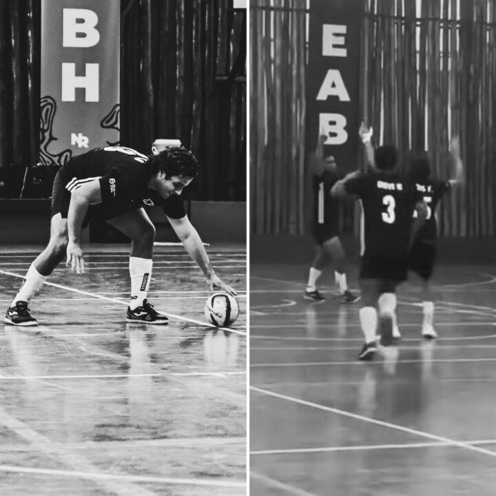 Marcelo Sangalo surpreende ao marcar golaço em partida de futsal; assista