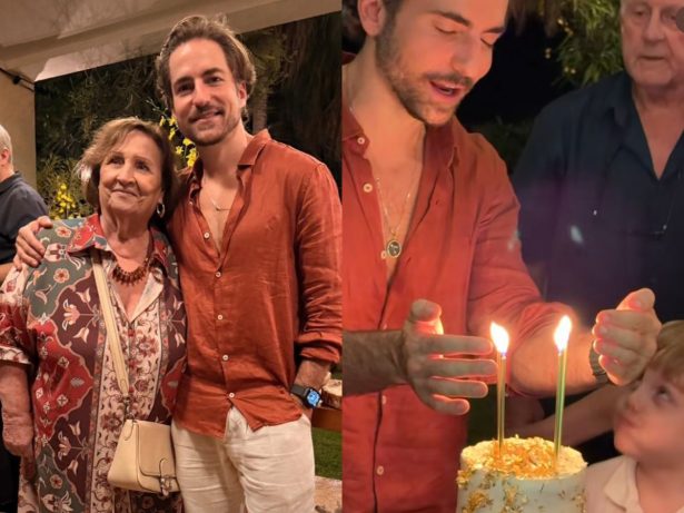 Thales Bretas celebra 38 anos em festa intimista com filhos e Dona Déa