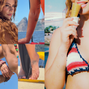 Paolla Oliveira exibe tatuagens e recebe elogios nas redes sociais