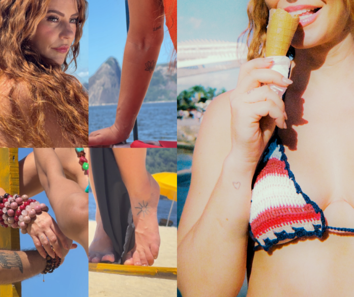 Paolla Oliveira exibe tatuagens e recebe elogios nas redes sociais