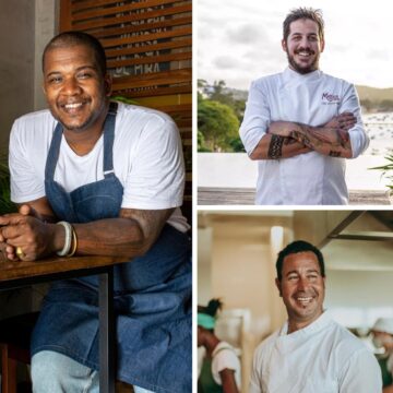 Chef Ícaro Rosa recebe Gonzalo Vidal e Fernando Luz em experiência gastronômica no sul da Bahia