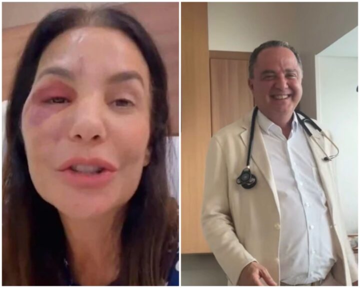 Internada, Ivete Sangalo dá show de bom humor durante visita do médico Roberto Kalil: ‘Um gato’