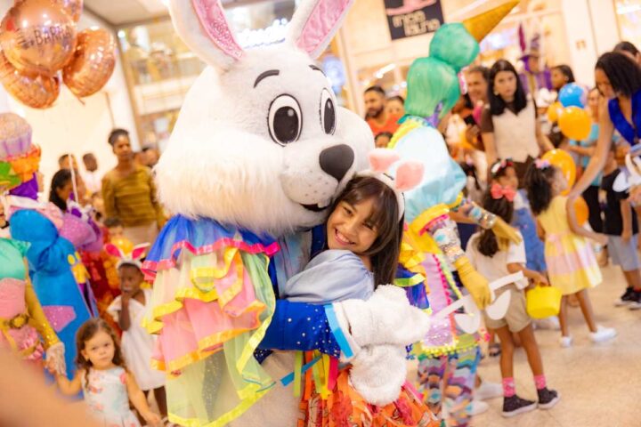 Paradas temáticas e caça aos doces marcam Páscoa no Shopping Barra; veja programação