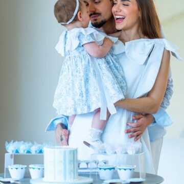 Jade Magalhães fala sobre alimentação de Serena, sua filha com Luan Santana: “Não come”