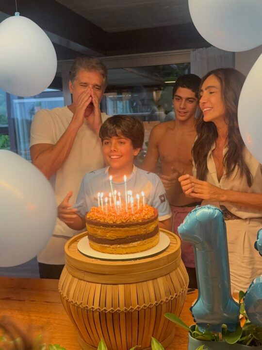 Marcio Garcia celebra aniversário do filho caçula com festinha em família; veja fotos