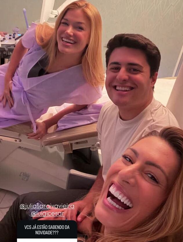 Aos 45 anos, Elaine Mickely emociona ao acompanhar ultrassom do segundo neto: “A vovó já chorando”