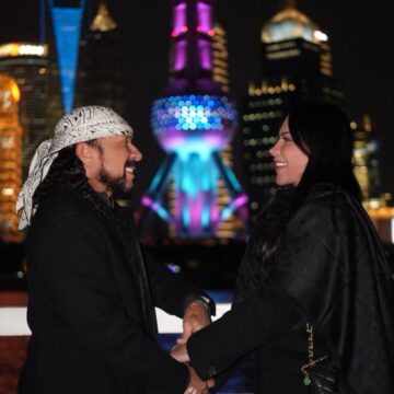 Bell Marques se declara para a esposa em foto em Xangai: “Você é a pérola da minha vida”