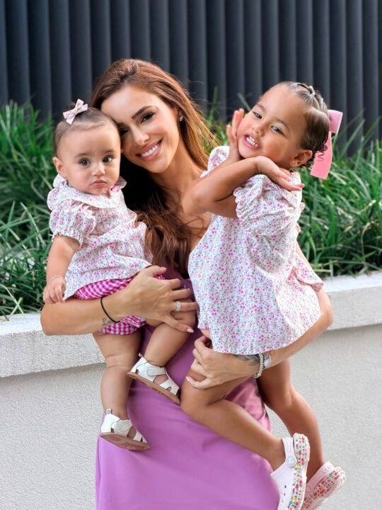 Bruna Biancardi se encanta em primeira aula de ginástica rítmica da filha Mavie: ‘Muito doido’