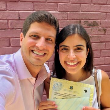 Após completar um mês de casados, Tabata Amaral e João Campos celebram nova conquista: “Coração cheio de alegria”