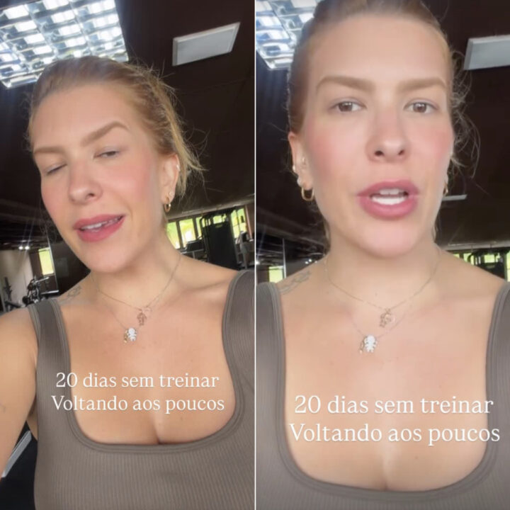 Lore Improta volta a treinar após Carnaval e férias com a família: “Na luta e na raça”