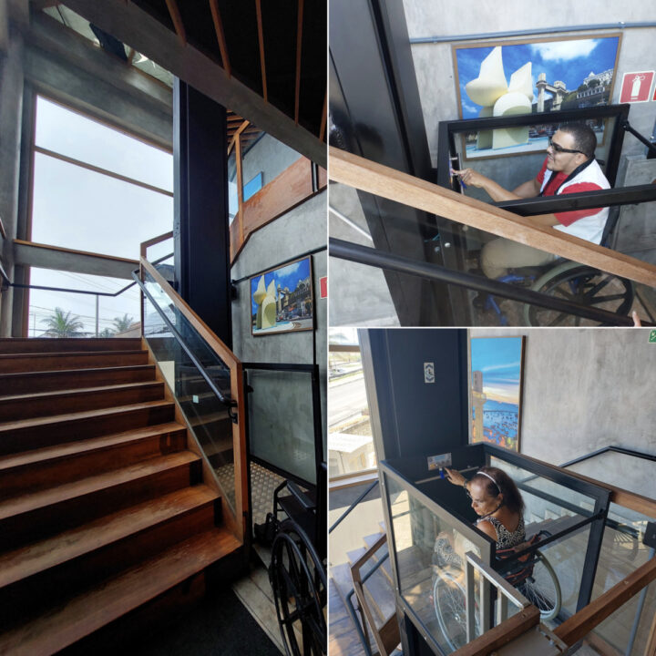 Churrascaria em Salvador é a primeira do Nordeste a oferecer elevador exclusivo para Pessoas com Deficiência