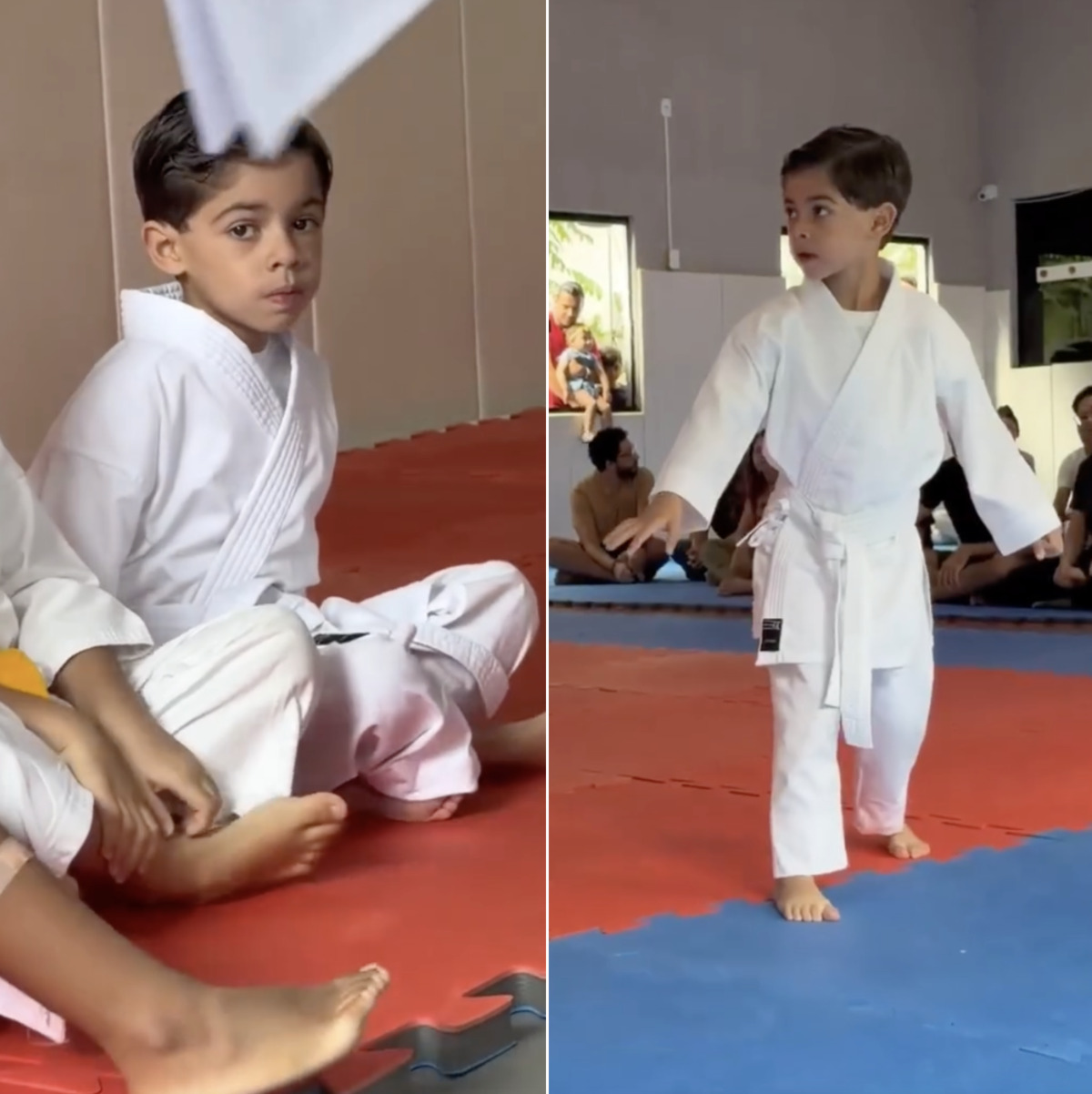 Filho de Marília Mendonça e Murilo Huff, Léo encanta ao participar de campeonato de judô