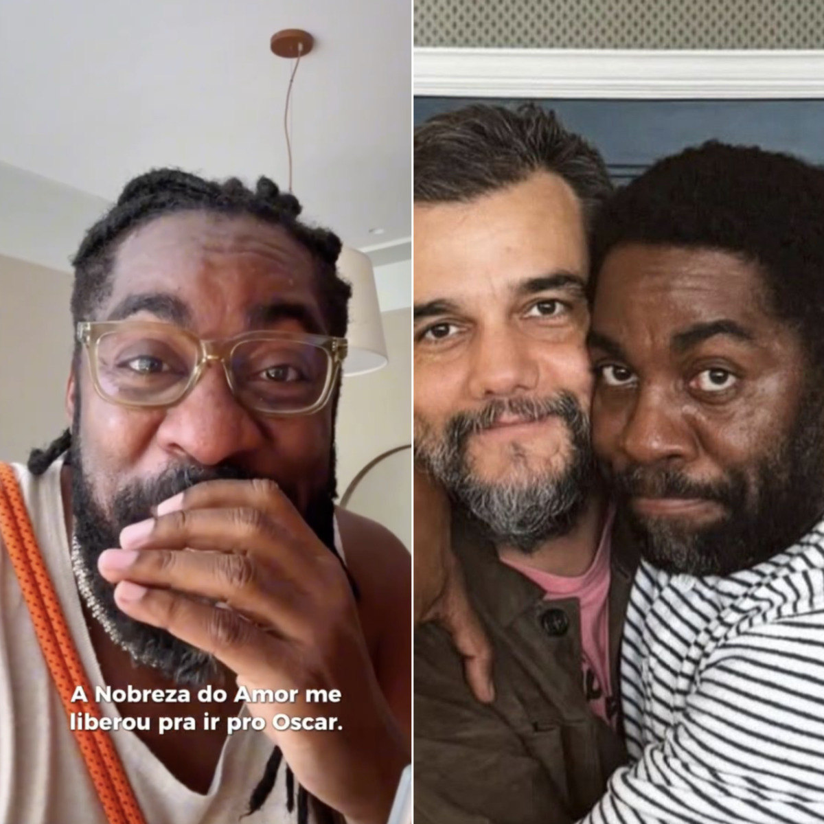 Lázaro Ramos mostra momento em que recebeu autorização para participar do Oscar: “Maior tensão”