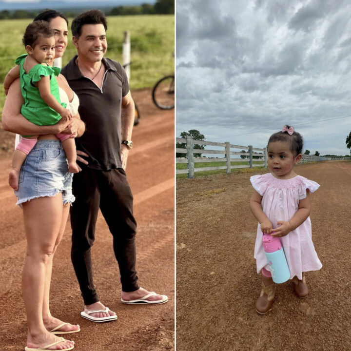 Filha de Graciele Lacerda e Zezé di Camargo encanta ao passear na fazenda da família: “Boiadeirinha”
