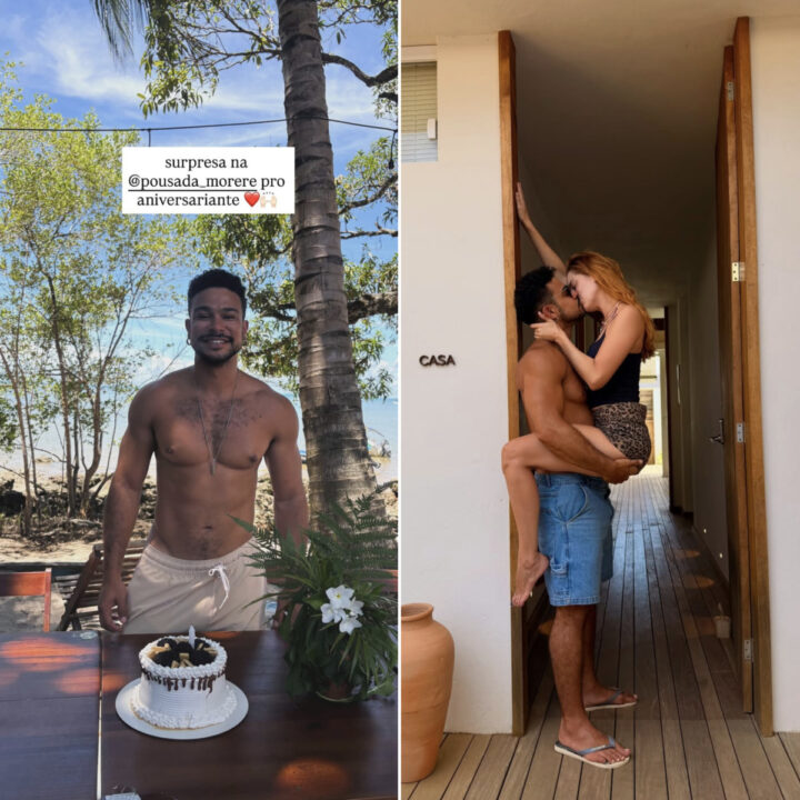 Sérgio Malheiros comemora aniversário na Bahia e ganha declaração romântica de Sophia Abrahão: “Quero te ver brilhar”