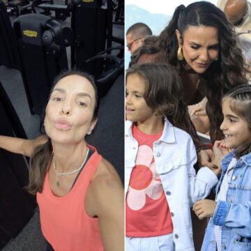 Ivete Sangalo brinca sobre rotina com as filhas: “Verdadeiro aeróbico do amor”