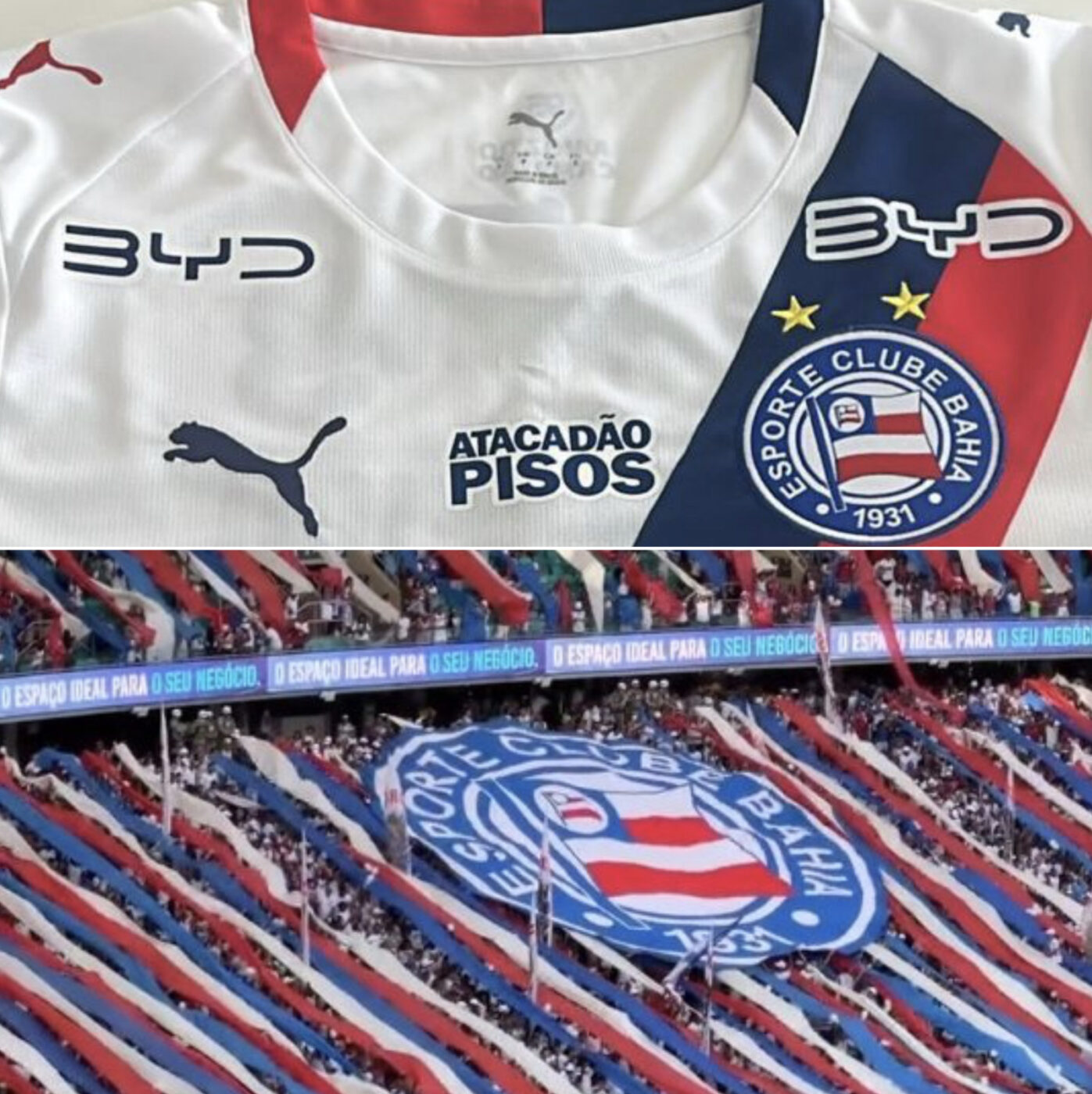 BYD do Brasil anuncia parceria com o Esporte Clube Bahia