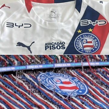 BYD do Brasil anuncia parceria com o Esporte Clube Bahia