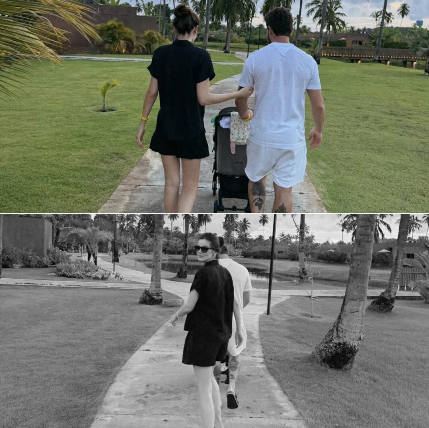 Camila Queiroz compartilha momentos de carinho com a filha Clara e ganha declaração do marido