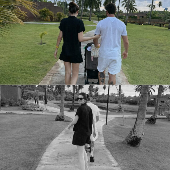 Camila Queiroz compartilha momentos de carinho com a filha Clara e ganha declaração do marido