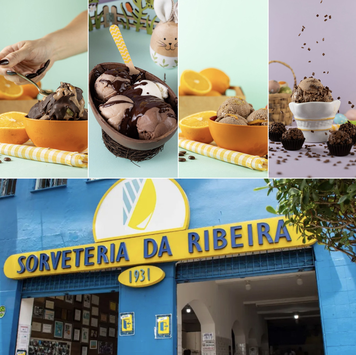 Sorveteria da Ribeira lança menu inédito de Páscoa; confira