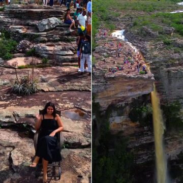 Município da Chapada Diamantina viraliza ao mostrar famosa cachoeira; veja vídeo