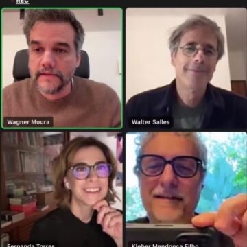 Wagner Moura e Kleber Mendonça Filho se encontram com Fernanda Torres e Walter Salles: ‘Tropas brasileiras’