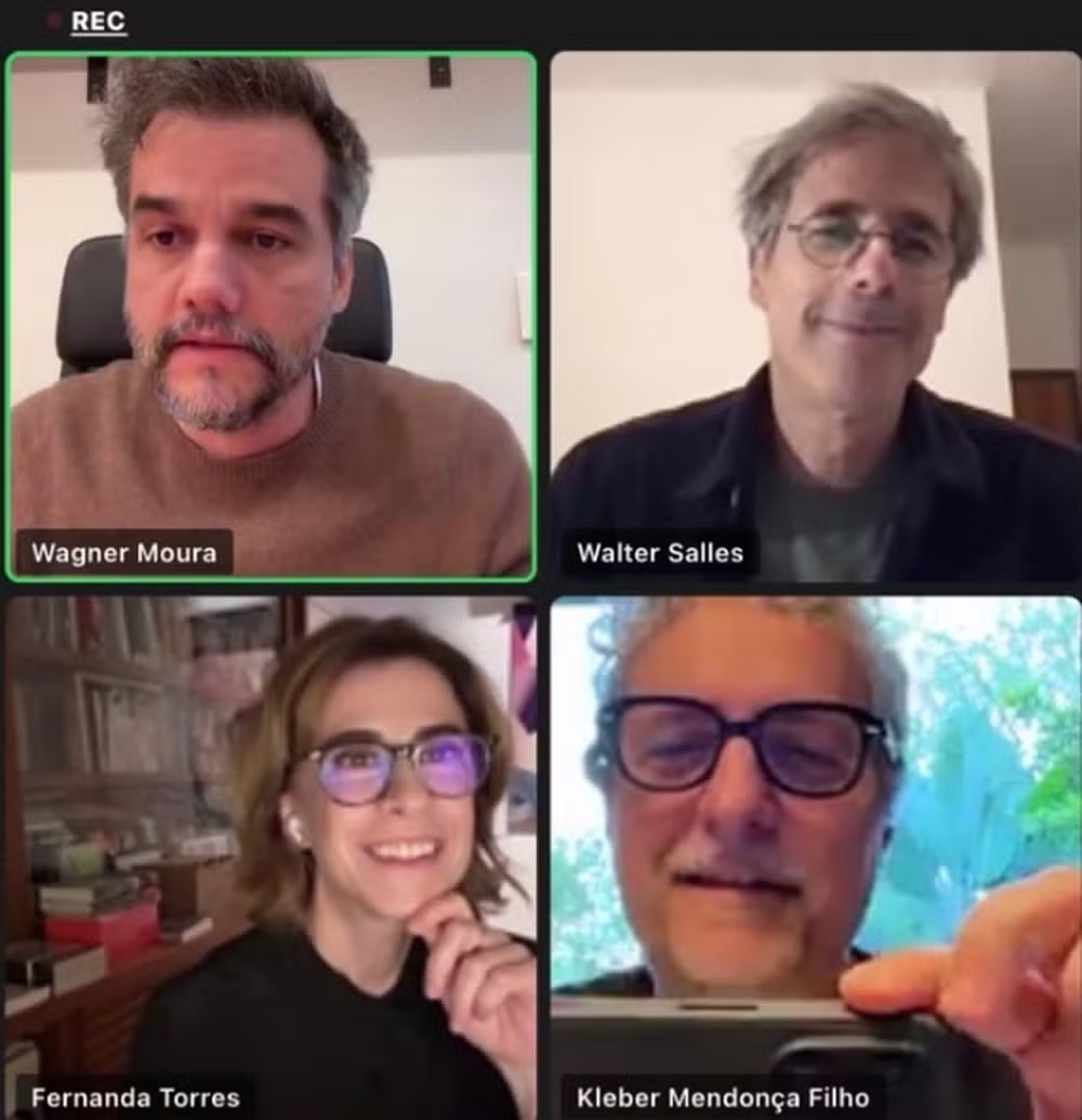 Wagner Moura e Kleber Mendonça Filho se reúnem com Fernanda Torres e Walter Salles: ‘Tropas brasileiras’