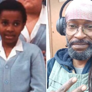 Lembra dele? Cirilo ‘original’ de ‘Carrossel’ aparece grisalho e posa com pai de Maria Joaquina