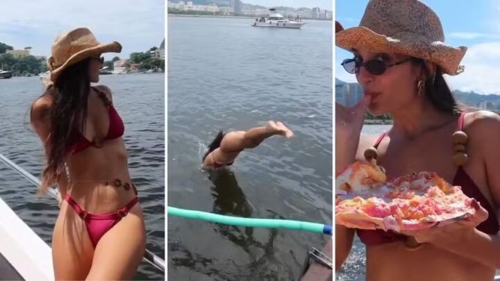 Neta de Helô Pinheiro comemora 29 anos com passeio de barco pelo Rio de Janeiro: ‘Celebrando’