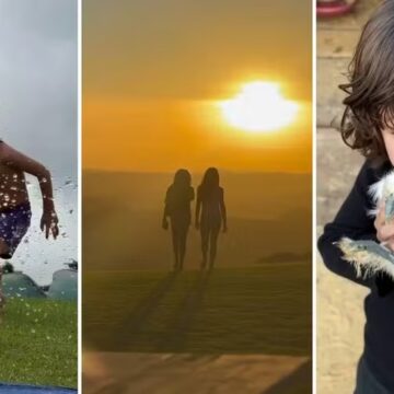 Sem telas: Bruno Gagliasso encanta ao mostrar vida ‘off-line’ dos filhos em rancho