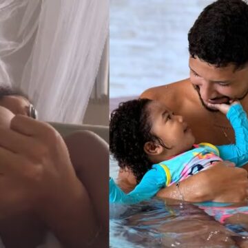 Yuri Lima mostra chamego com sua filha, Nala, após revelar ciúmes de IZA