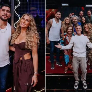 Livia Andrade e campeão de UFC iniciaram romance nos bastidores do ‘Domingão com Huck’