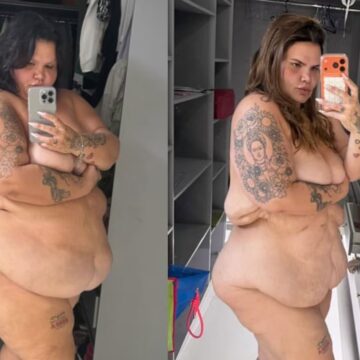 Thais Carla vibra após sair do manequim 66 para o 46: ‘Vocês têm noção?’