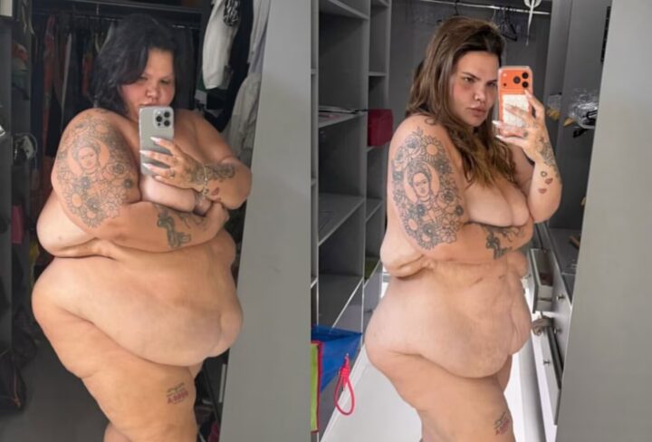 Thais Carla vibra após sair do manequim 66 para o 46: ‘Vocês têm noção?’