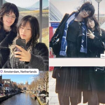 Filha trans de José de Abreu curte viagem romântica com a namorada em Amsterdã