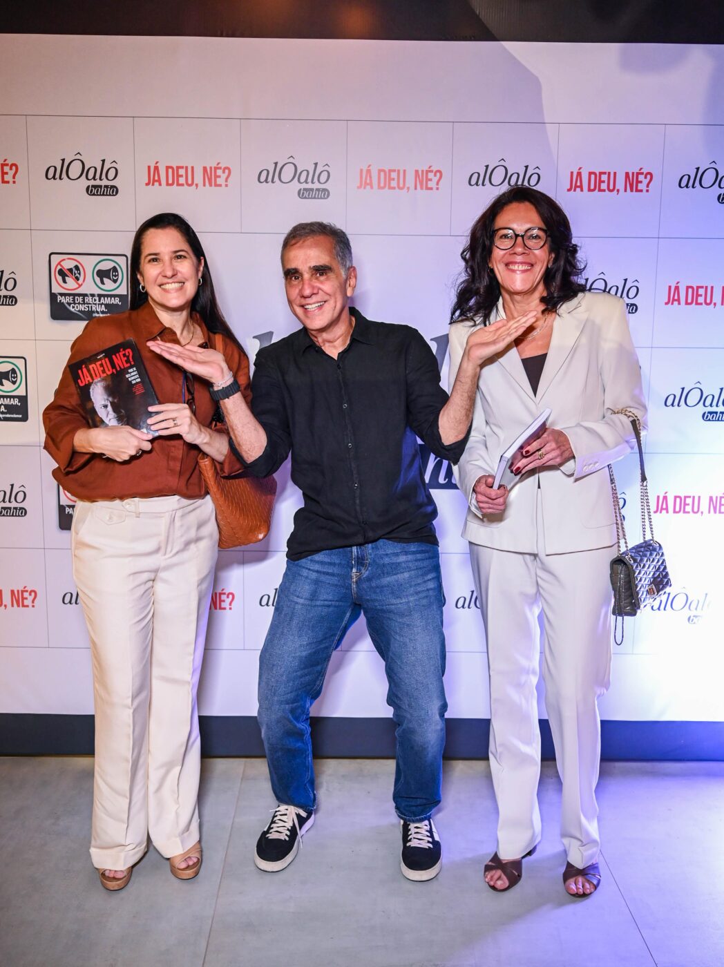 Ana Queiroz, Maurício Magalhães e Pagana Carvalho